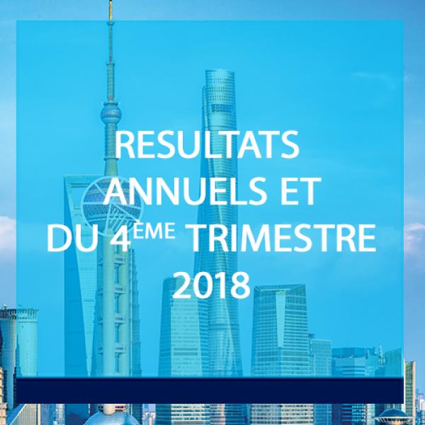 Corporate - Actualité - Résultats - 2018 T4