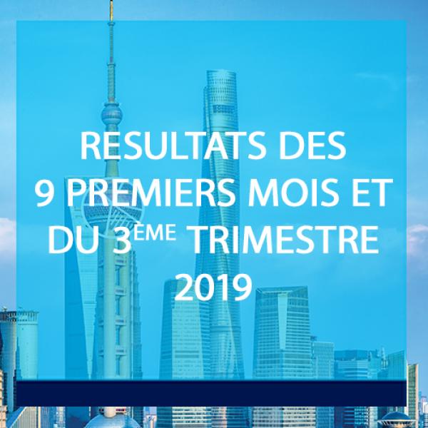 Corporate - Actualité - Résultats - 2019 T3